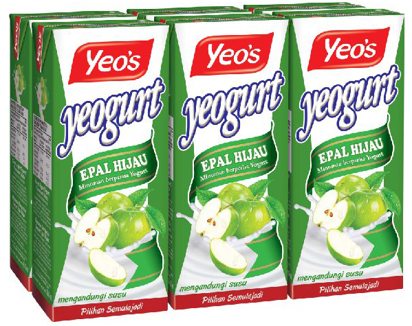 Yeo's Yeogurt Apple (24x250ml)